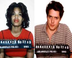 Grant was arrested in Los Angeles, California for an obscene created when police checked the suspicious parked car and found the actor with a prostitu